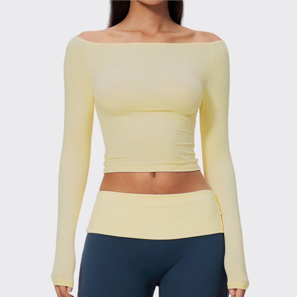 J-Yoga Fitness - Yoga Long Sleevetop Women Gym Clothes