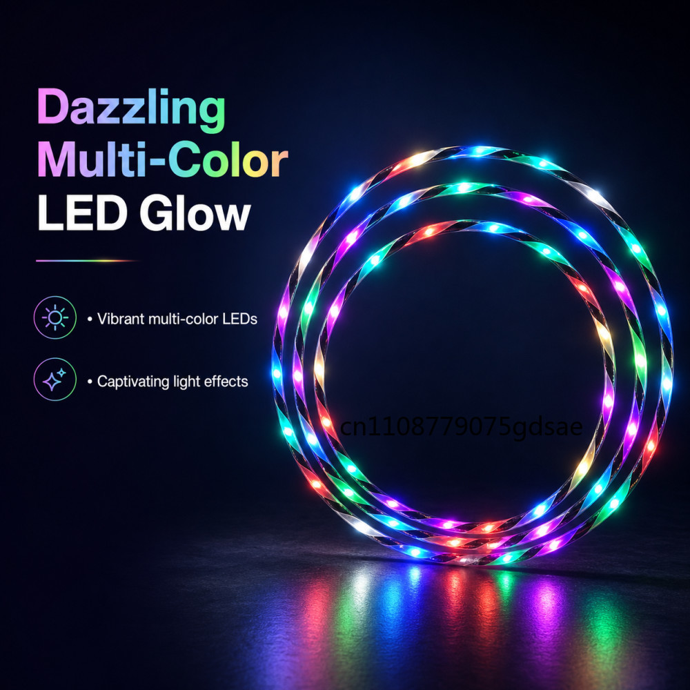 60-90cm LED Glow Sport Hoop fo - Gymnastics Rings review and price