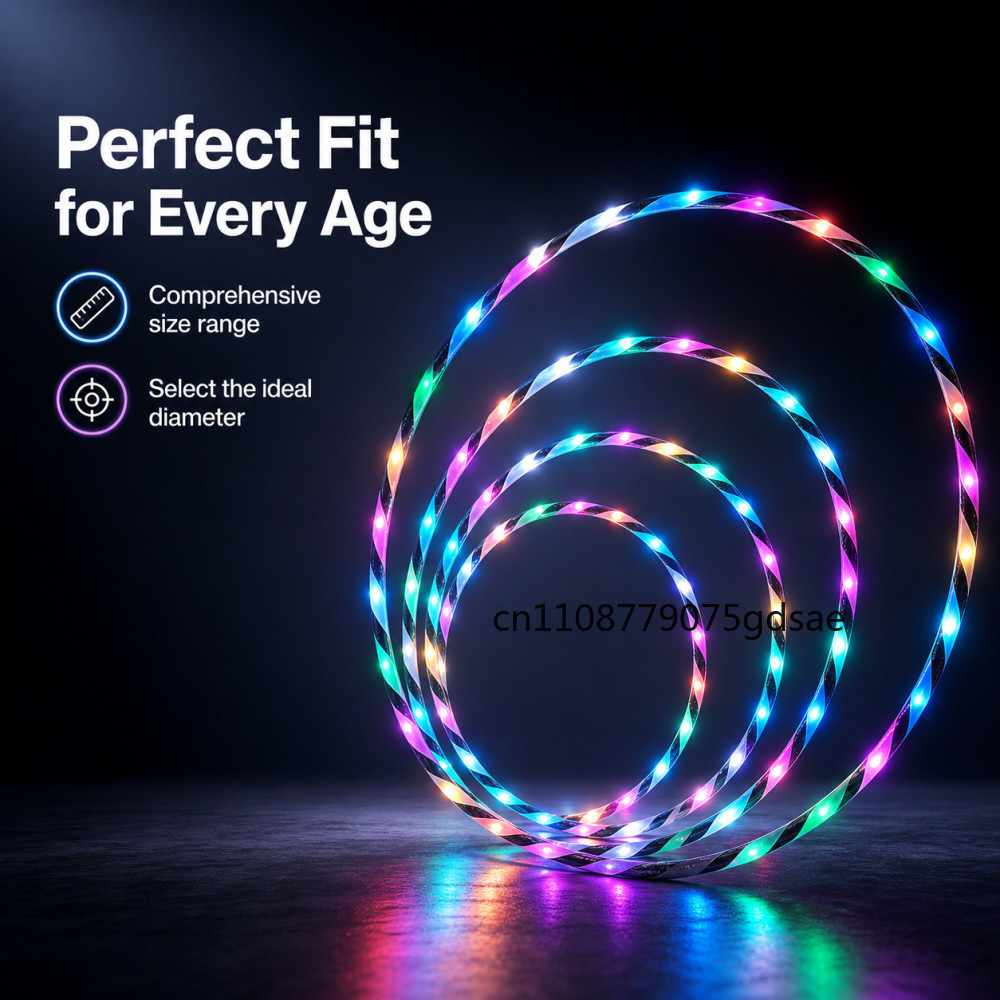 60-90cm LED Glow Sport Hoop fo - Gymnastics Rings review and price