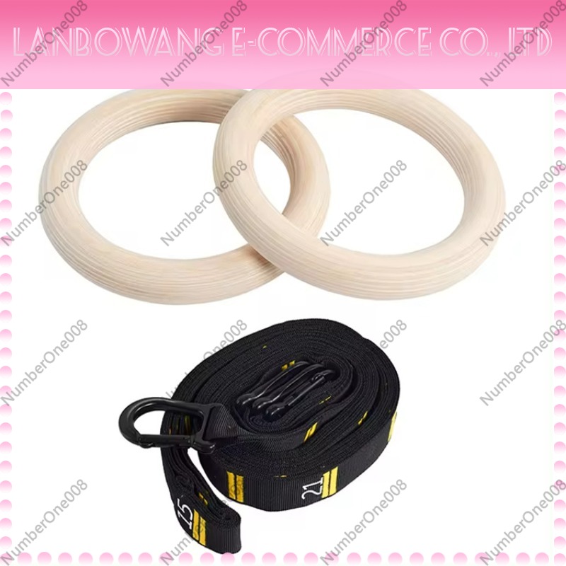 Solid Birch Wood Gymnastic Rin - Gymnastics Rings review and price