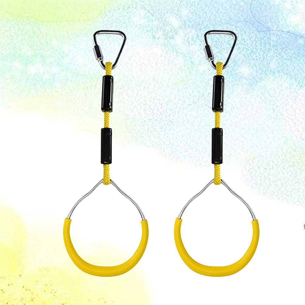 2Pcs Colorful Kids Climbing Ri - Gymnastics Rings review and price