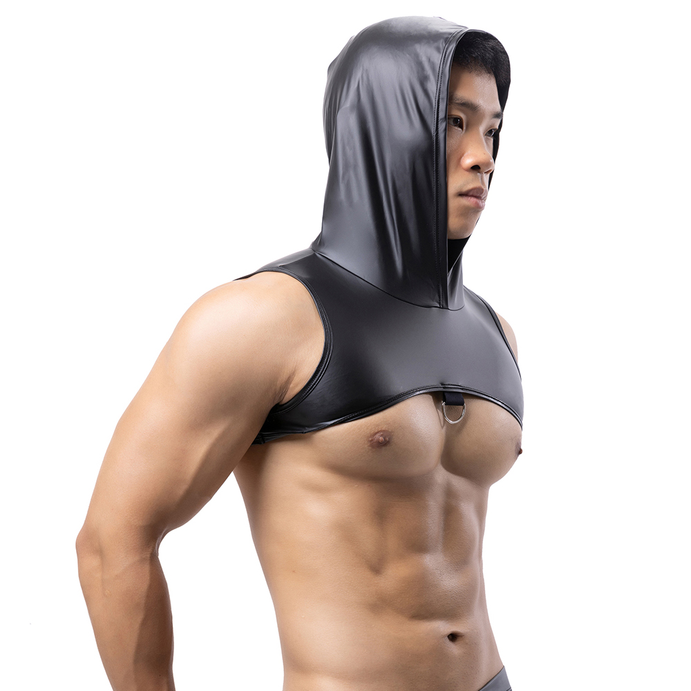 Men Faux Leather Hooded Fitnes - Gymnastics Rings review and price