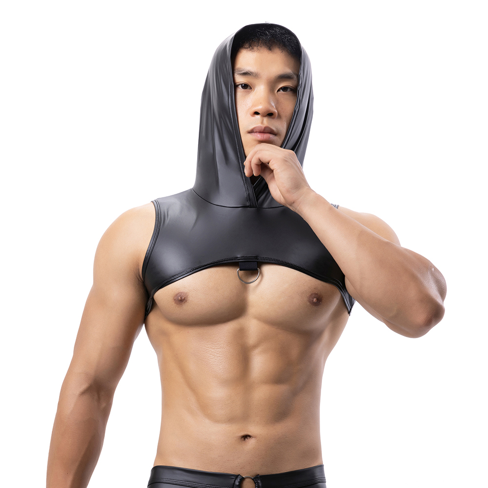 Men Faux Leather Hooded Fitnes - Gymnastics Rings review and price